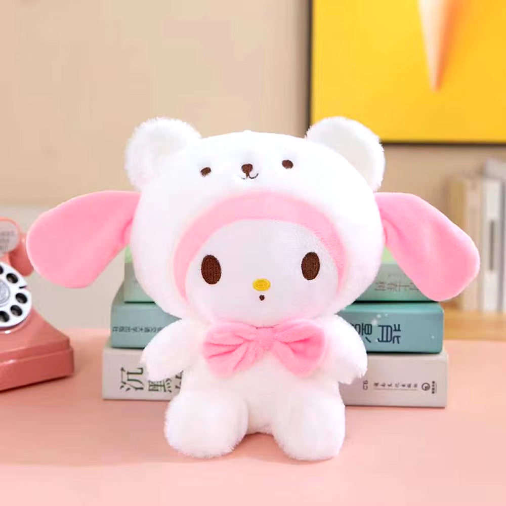 20Cm Hello Kitty Plush Toys Cute Sanrio Movie KT Cat Peluche Dolls Soft Stuffed Kawaii Hello Kitty Toy Baby Christmas Gift