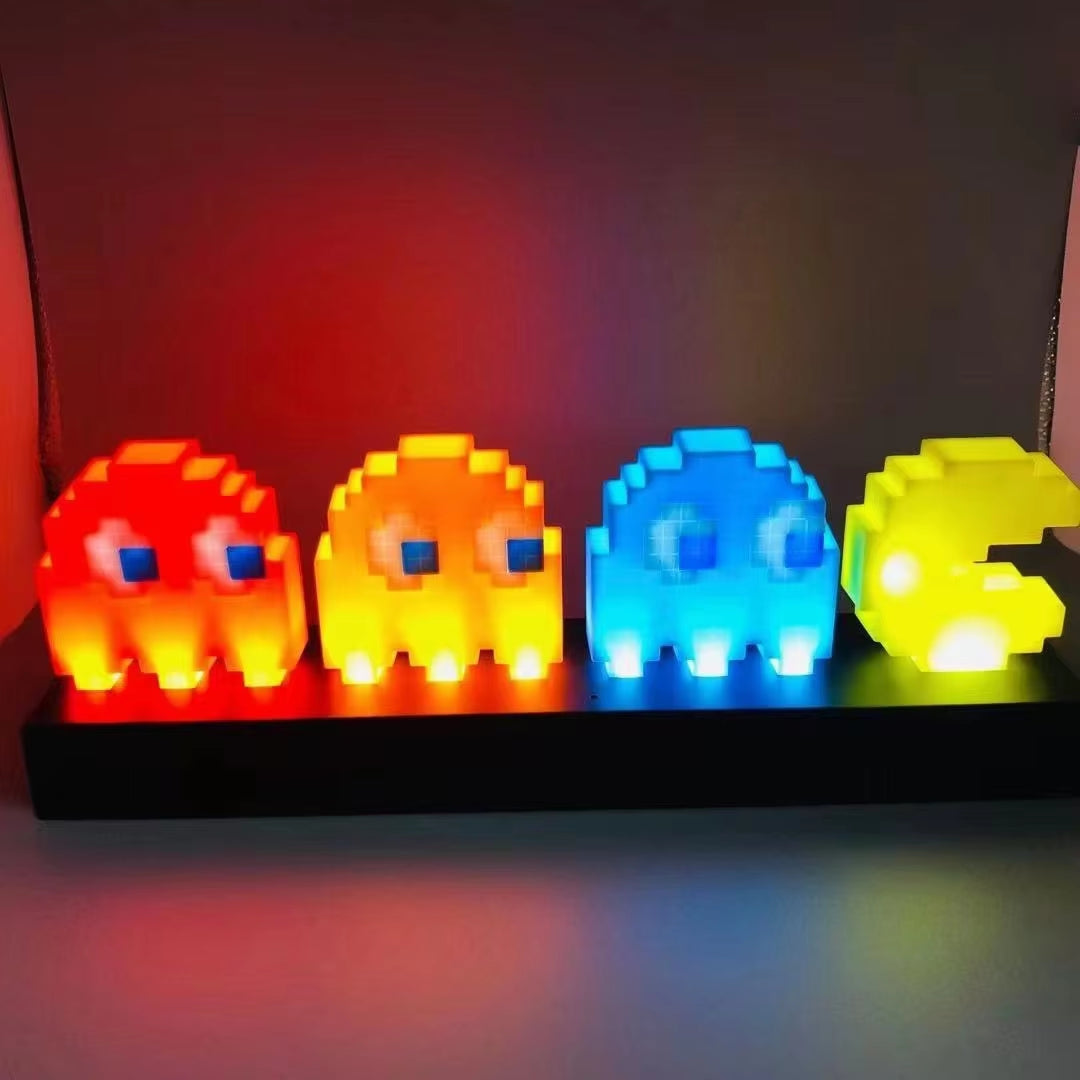 LED Question Mark Night Light Super Mario Bros Games Toy Children Night Light Bedroom Table Lamp USB Charging Kids Birthday Gift