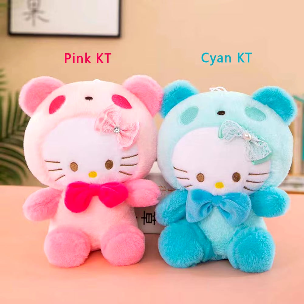 20Cm Hello Kitty Plush Toys Cute Sanrio Movie KT Cat Peluche Dolls Soft Stuffed Kawaii Hello Kitty Toy Baby Christmas Gift