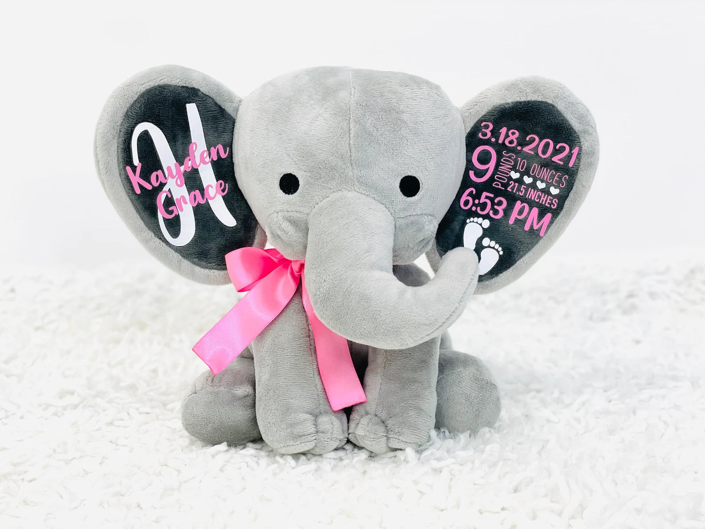 Pink Custom Elephant