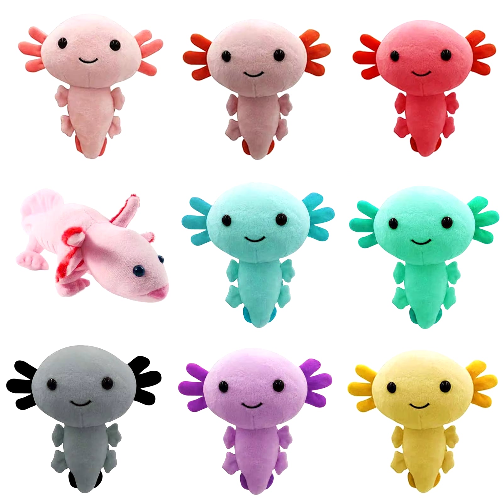 Kawaii Axolotl Plush Toy Axolotl Toy Axolotl Fish Axolotl Plushies Figure Doll Kawaii Animal Pink Axolotl Stuffed Dolls Gifts