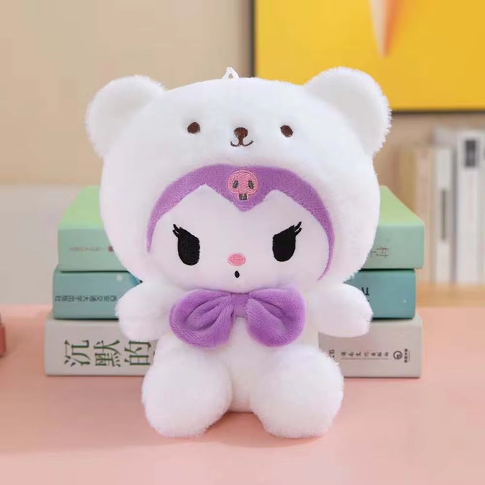 20Cm Hello Kitty Plush Toys Cute Sanrio Movie KT Cat Peluche Dolls Soft Stuffed Kawaii Hello Kitty Toy Baby Christmas Gift