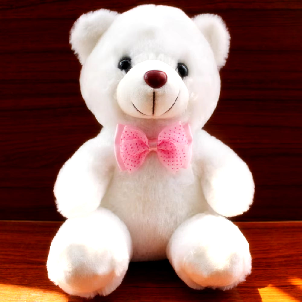 22Cm Luminous Creative Light up LED Teddy Bear Stuffed Animals Plush Toy Pink Glowing Teddy Bear Christmas Gift for Kids