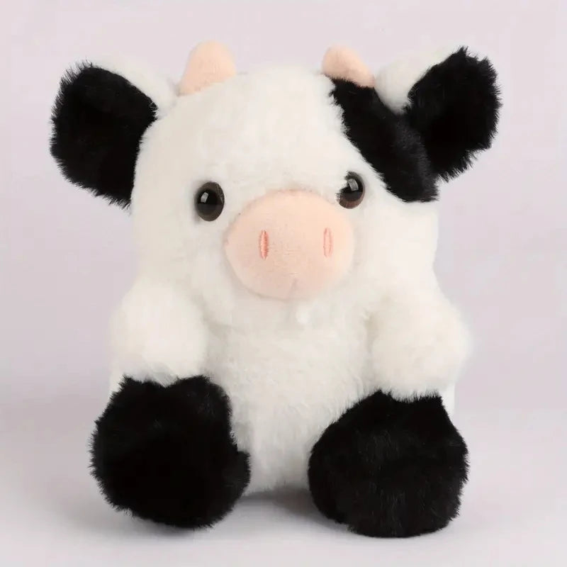 20Cm/7.87In Kawaii Strawberry Cow Soft Stuffed Plushie Doll Animal Cow Plushie Doll for Kids Fans Collection